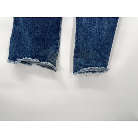 Judy Blue Bootcut Jeans Women's 13/31 Blue Denim 5-Pockets Distressed Zip Fly - Picture 6 of 7